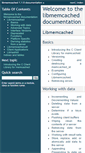 Mobile Screenshot of docs.libmemcached.org